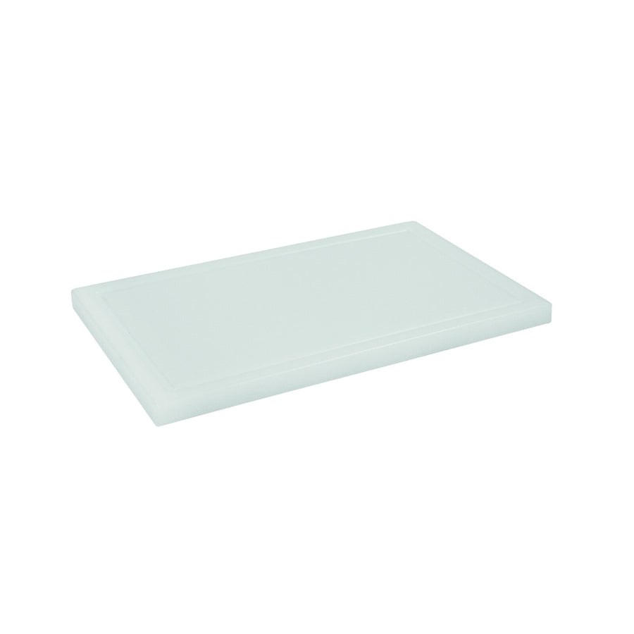 Schneider Schneidebrett mit Rille, 400 x 250 mm, HD-PE 500, Stärke: 2 cm