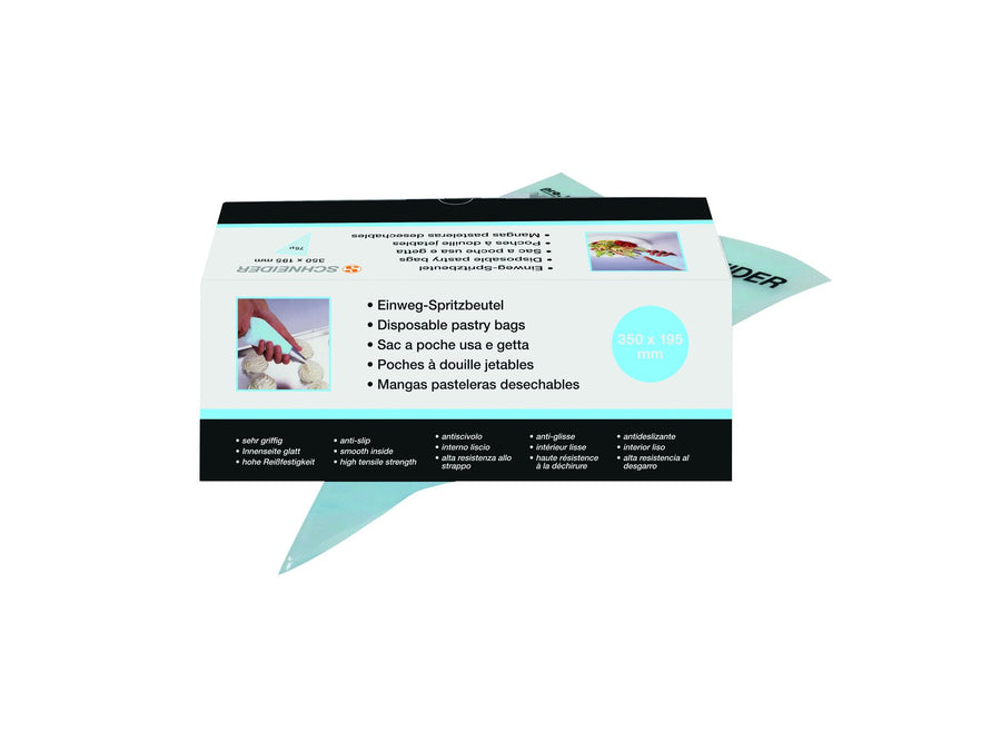 Schneider Tek Kullanımlık Sıkma Torbası, PE, 350 x 195 mm, 75 µ – 100 adet
