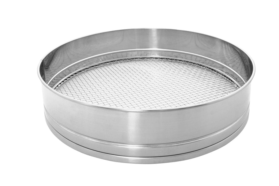Schneider Mehl- und Zuckersieb aus Edelstahl, Ø 400 mm, Höhe: 80 mm
