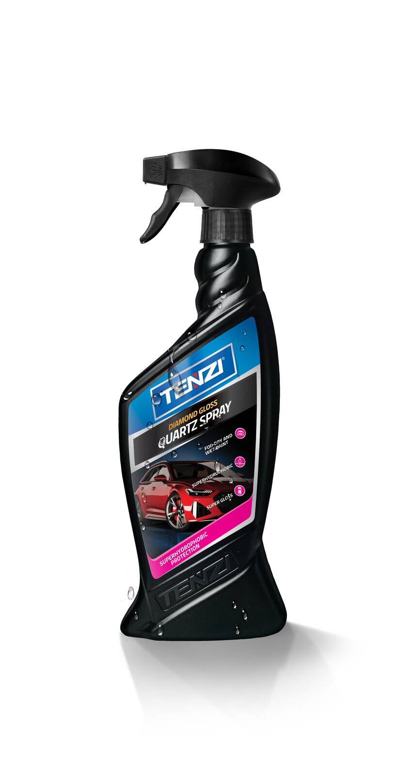 Tenzi Detailer Quartz Spray Quarz Sprühversiegelung 600 ml – Sprühflasche mit Trigger