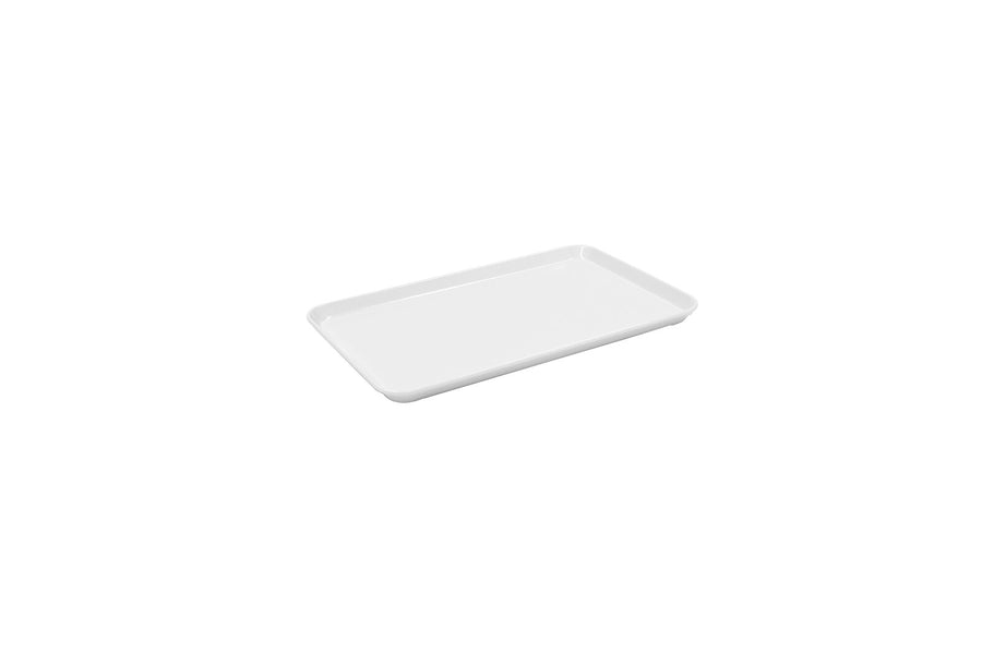 Schneider melamine trays, rectangular, white, 300 x 190 x 17 mm