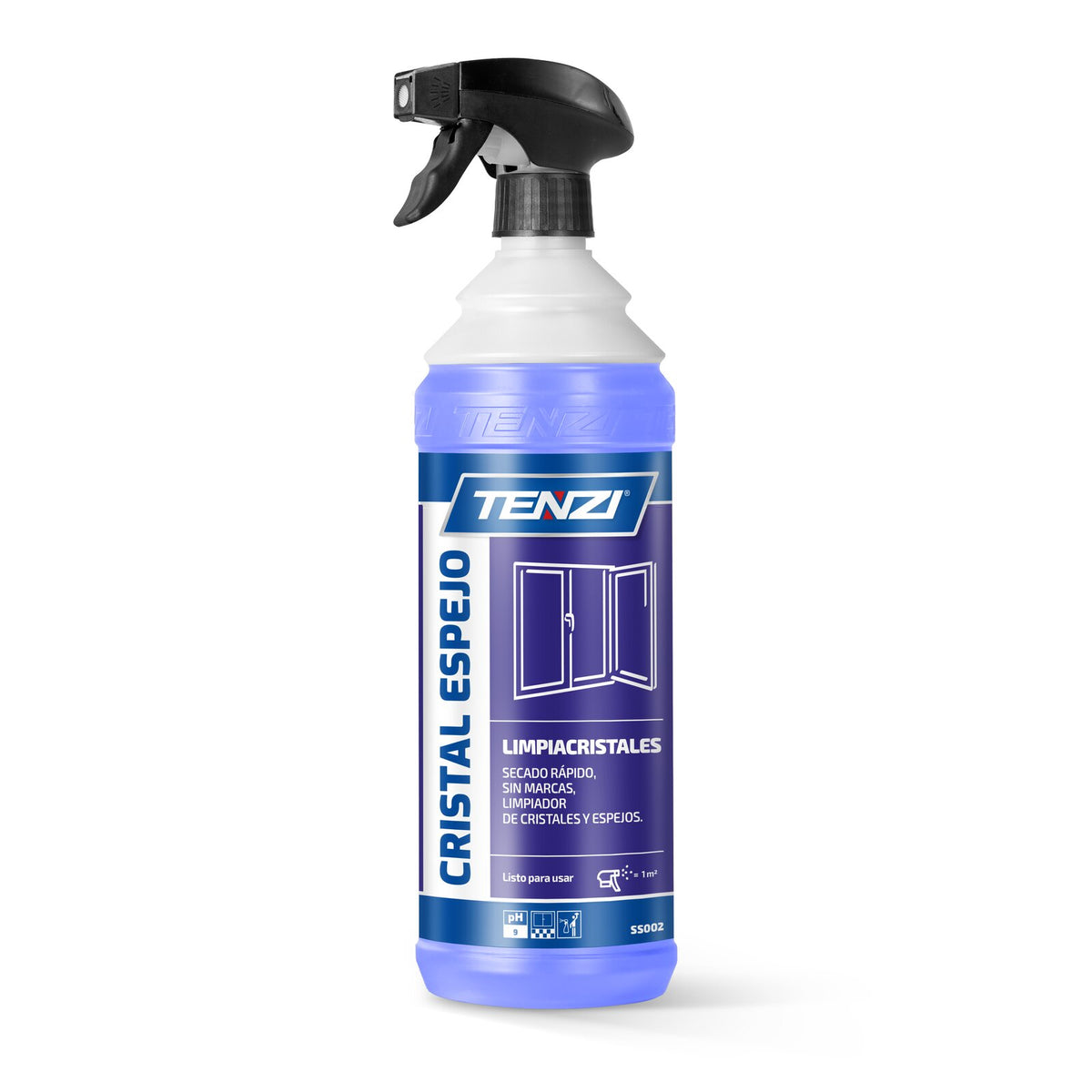 Tenzi Top Glass Glasreiniger gebrauchsfertig 1 L – Sprühflasche