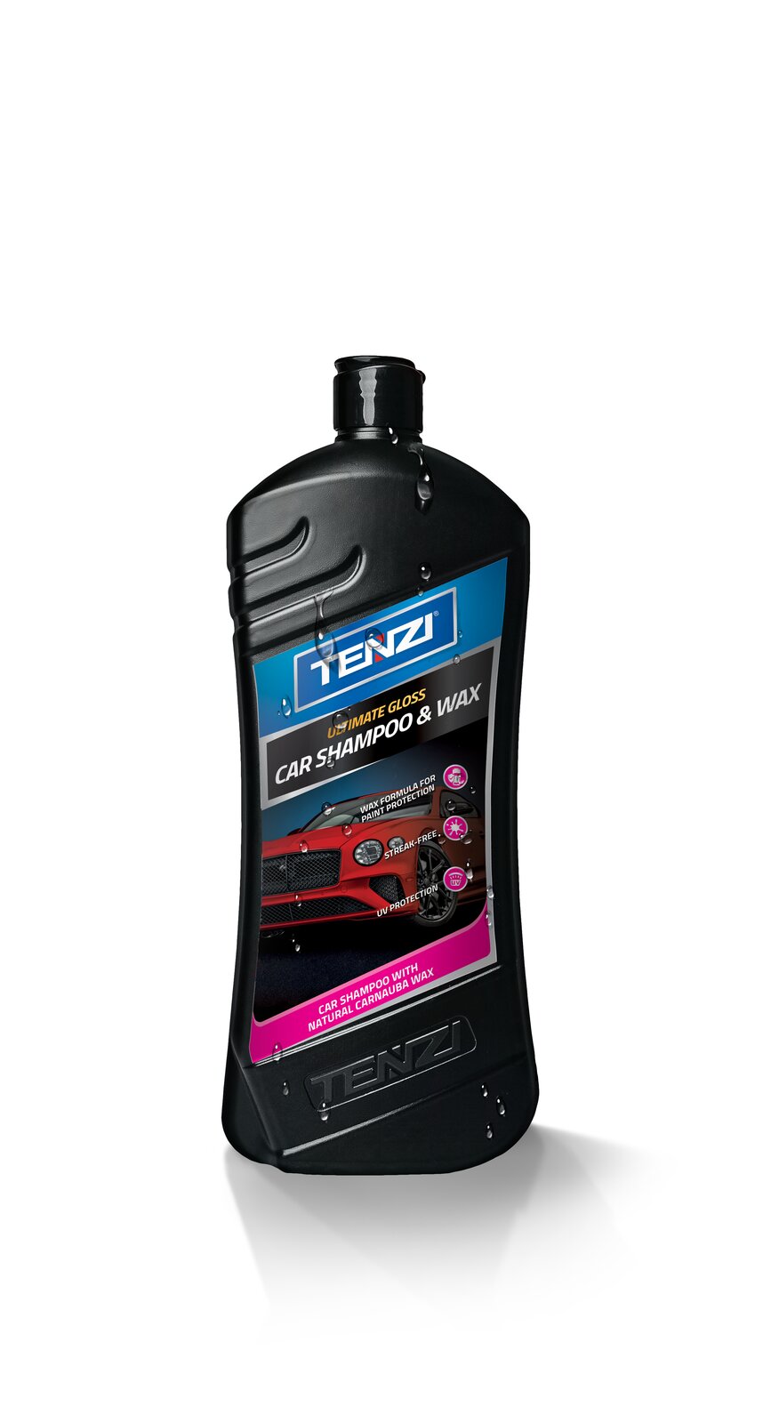 Tenzi Detailer Shampoo & Wax Autoshampoo mit Wachs 770 ml – Flasche