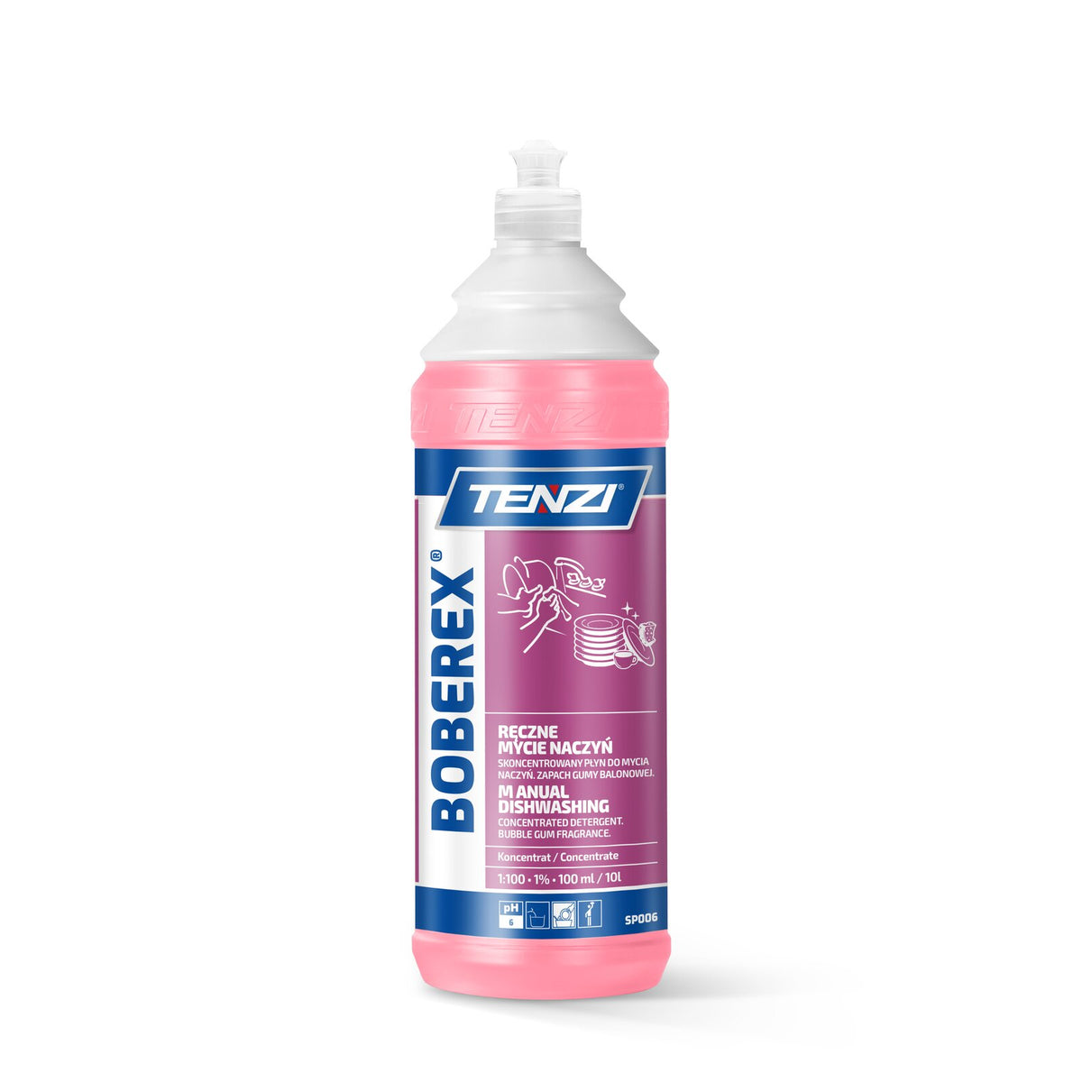 Tenzi Boberex Geschirrspülmittel Konzentrat 1 L – Flasche