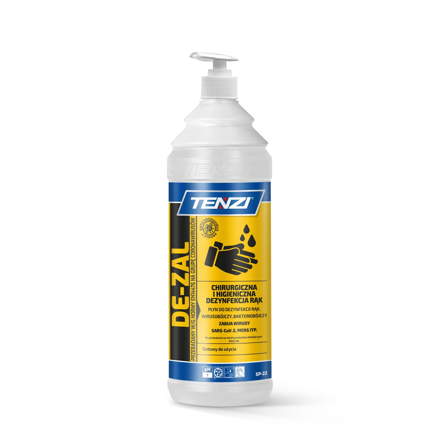 Tenzi De-Zal Händedesinfektionsmittel 1 L – Pumpflasche