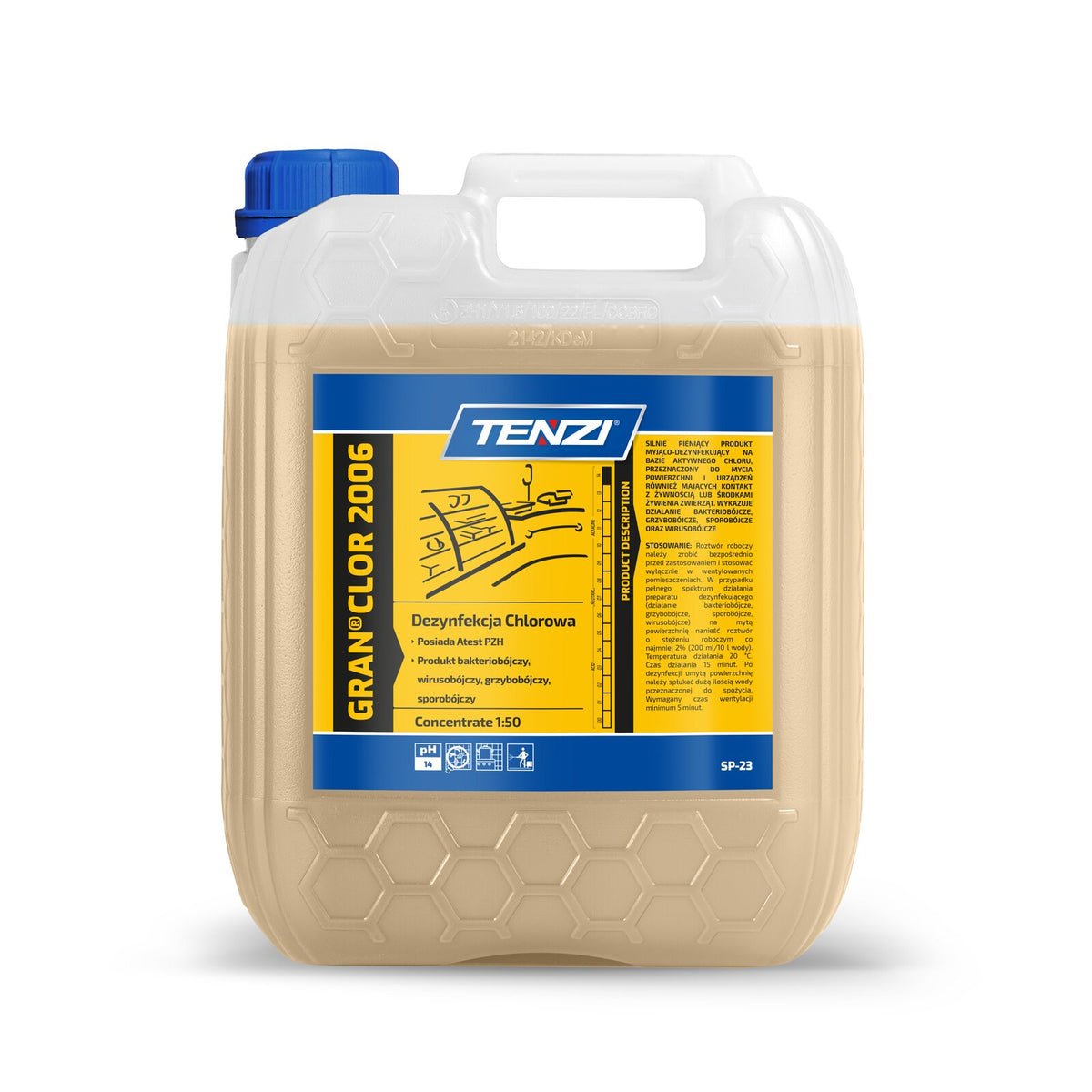 Tenzi GranClor 2006 Chlor-Desinfektionsreiniger Konzentrat 20 L – Kanister
