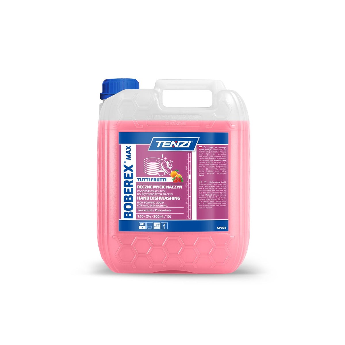 Tenzi Boberex Max Tutti Frutti Geschirrspülmittel Konzentrat 5 L – Kanister