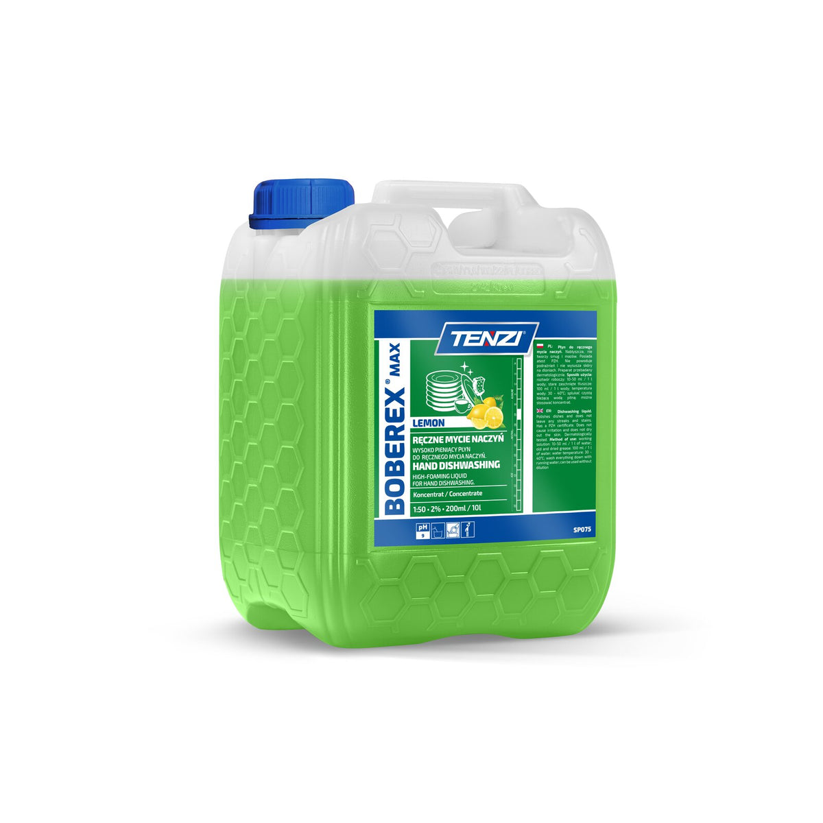 Tenzi Boberex Max Lemon Geschirrspülmittel Konzentrat Zitrone 5 L – Kanister