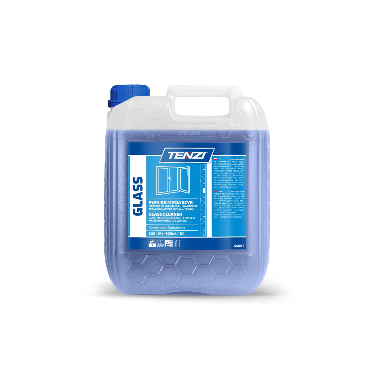 Tenzi Glass Fensterreiniger Konzentrat 5 L – Kanister