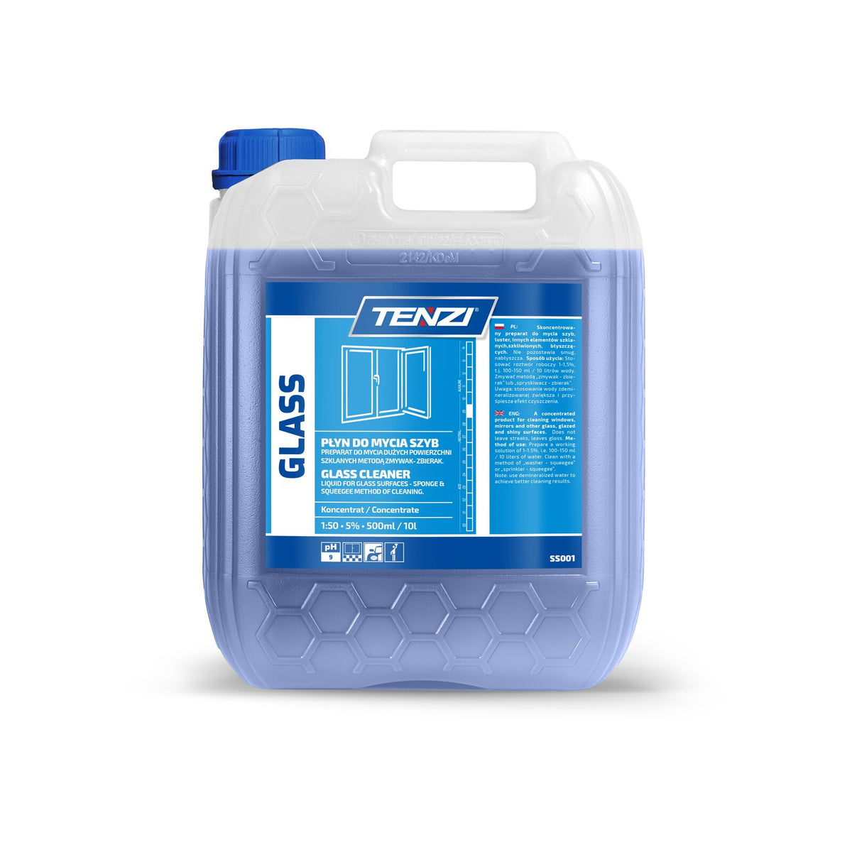 Tenzi Glass Fensterreiniger Konzentrat 10 L – Kanister
