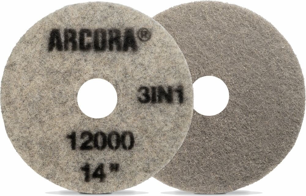 ARCORA Sunshine ProPad 3in1 10 инча / 254 мм – почистване, полиране и ултрависокоскоростно полиране, 10 броя