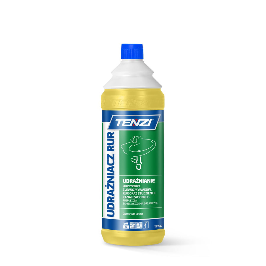 Tenzi Rohrreiniger GT Abflussreiniger Gel gebrauchsfertig 1 L – Flasche mit Schraubverschluss