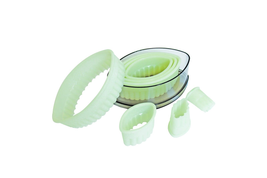 Schneider Ausstechersatz oval, gezackt 7-teilig, Material: Nylon