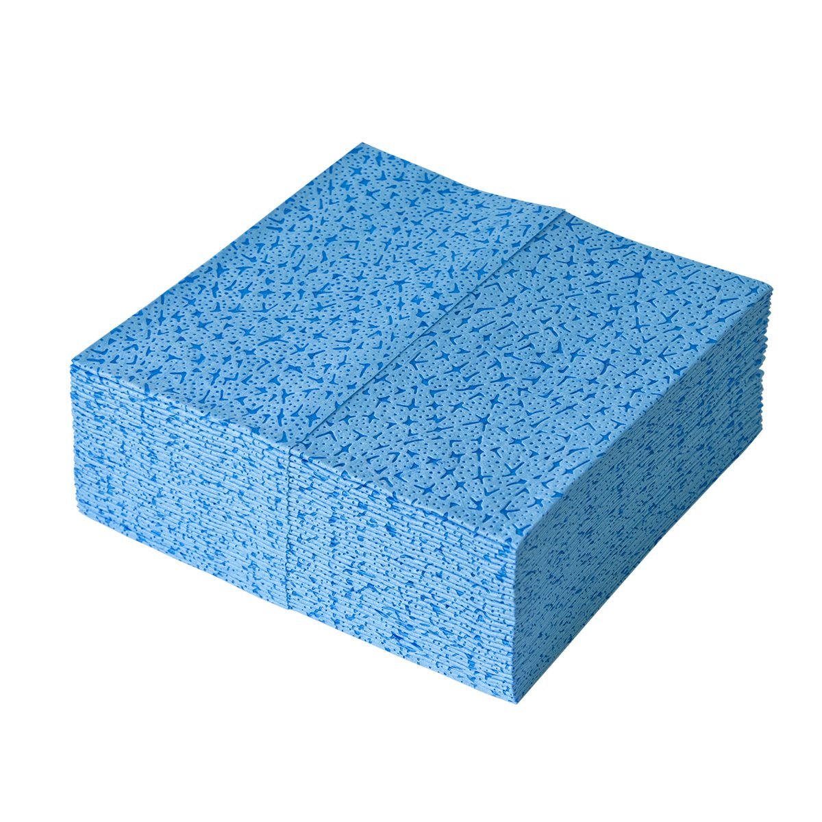 Profix Poly-Wipe Blue Wischtücher 40 x 36 cm, 1-lagig, Meltblown, hellblau, Z-Falz – Karton mit 420 Tüchern