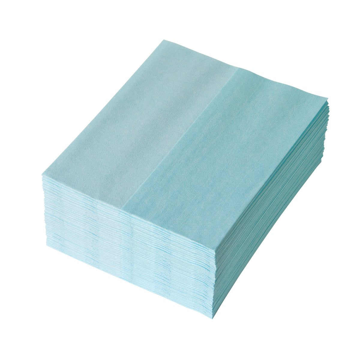 Profix Escon Print Wischtücher 30 x 38 cm, 1-lagig, Zellstoff-/Textilfaser, türkis, Z-Falz – Karton mit 500 Tüchern