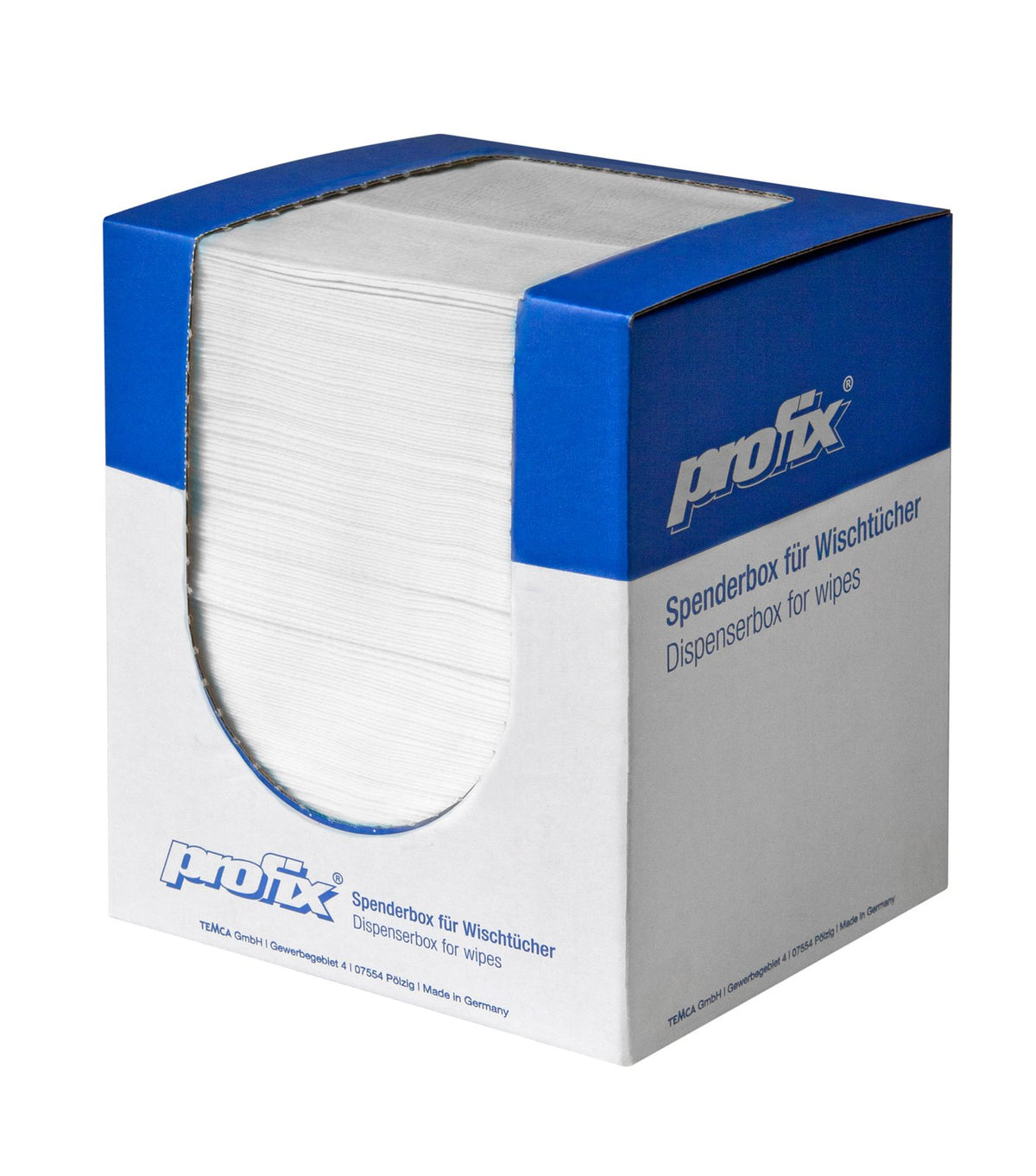 Profix Escon Power Wischtücher Box 30 x 36 cm, 1-lagig, Spunlace, hochweiß, Z-Falz – Karton mit 600 Tüchern