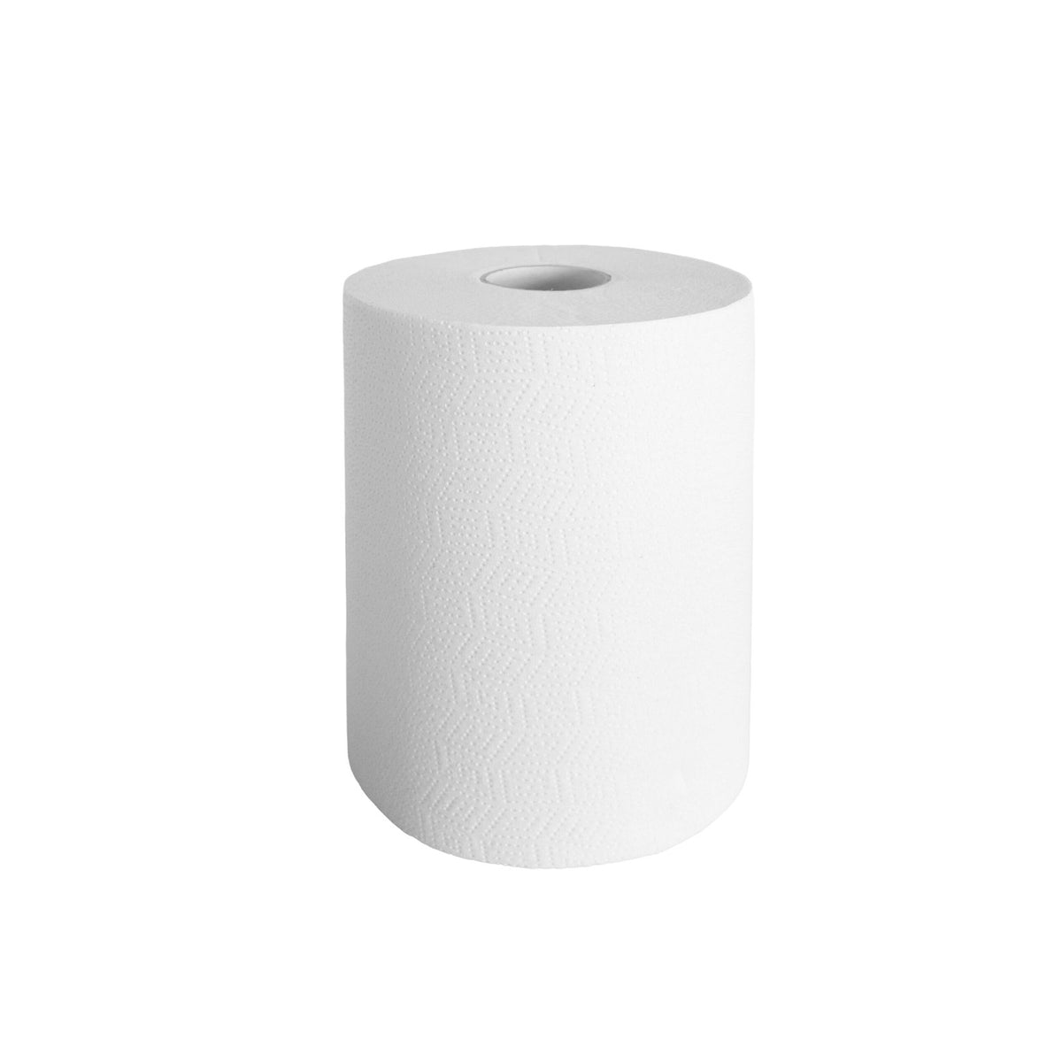 Racon Comfort Handtuchrolle 2-lagig, Recycling-Tissue, weiß, 23 x 36 cm, 150 Blatt – Pack mit 10 Rollen à 150 Blatt