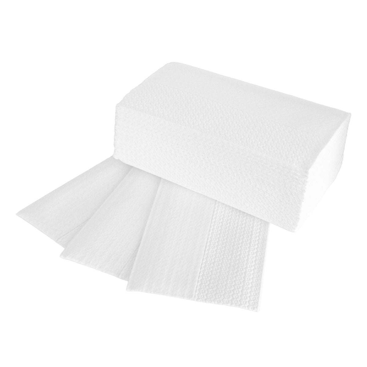 Racon Premium Air Wischtücher 22 x 40 cm, 1-lagig, Airlaid, hochweiß, Z-Falz – Karton mit 1.200 Tüchern (30 Packs à 40)