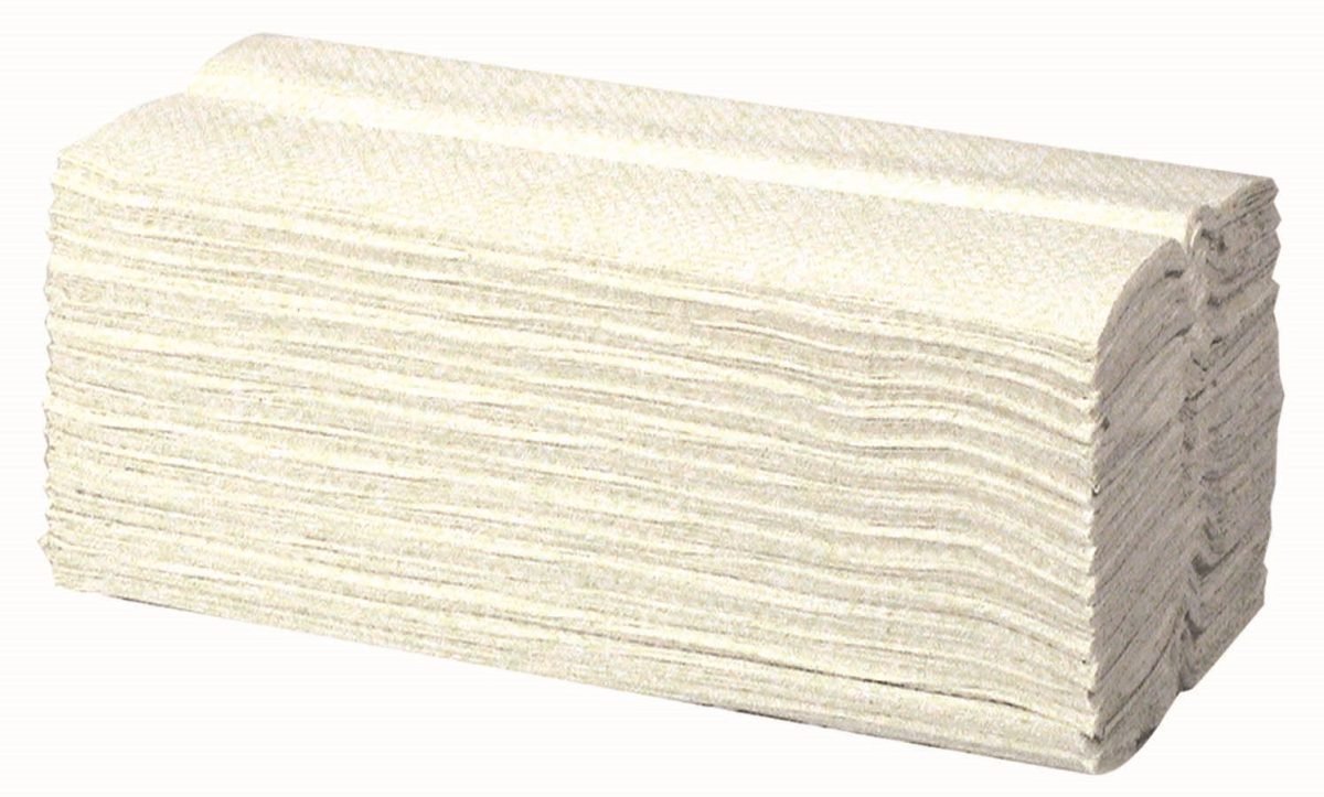 Racon Premium Falthandtücher 2-lagig, Zellstoff-Tissue, hochweiß, 25 x 31 cm – Karton mit 3.040 Tüchern (20 x 152)