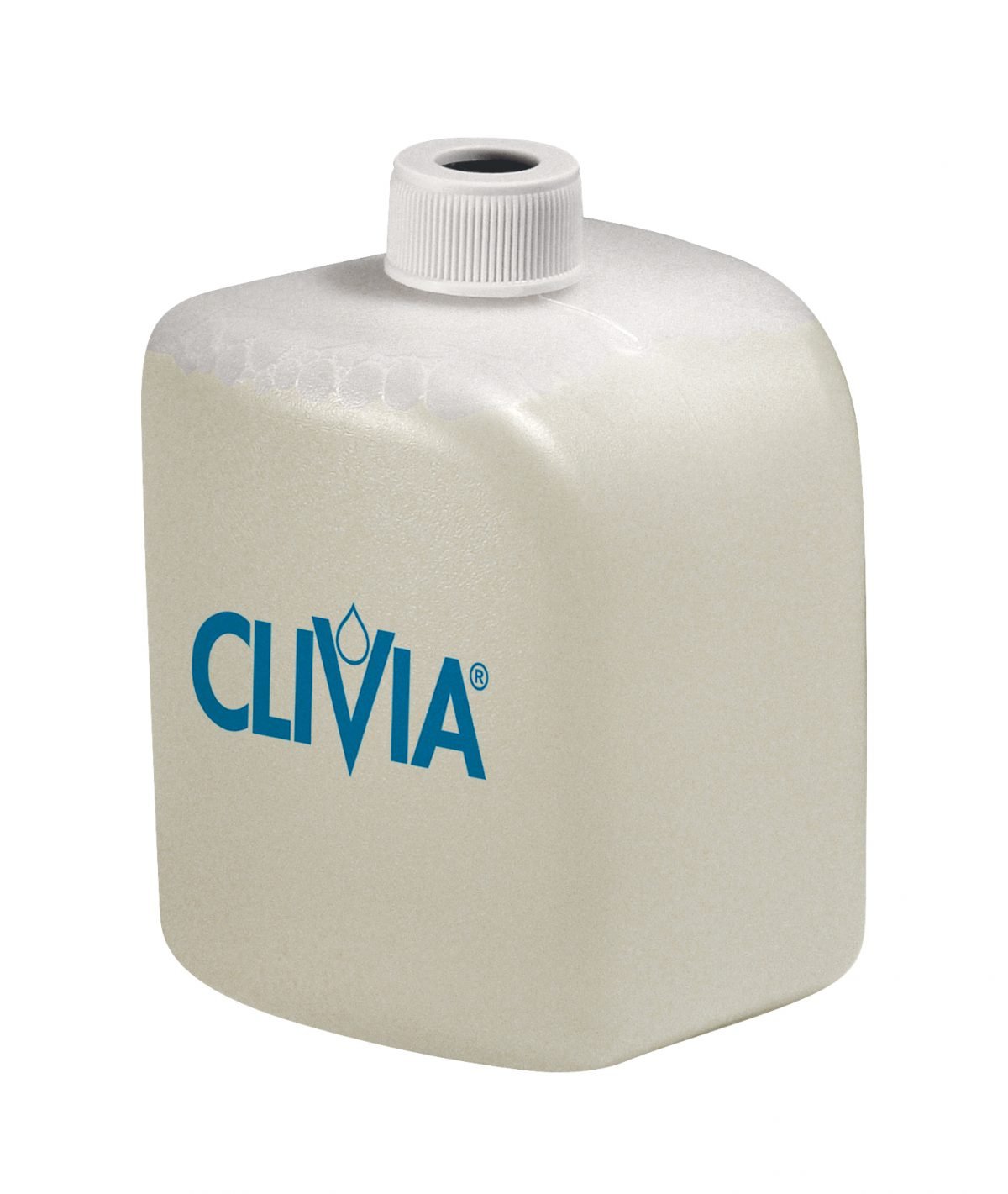 Clivia Schaumseife weiß, Kartusche 500 ml für Spender SP2 – Karton mit 12 Kartuschen (6 l)