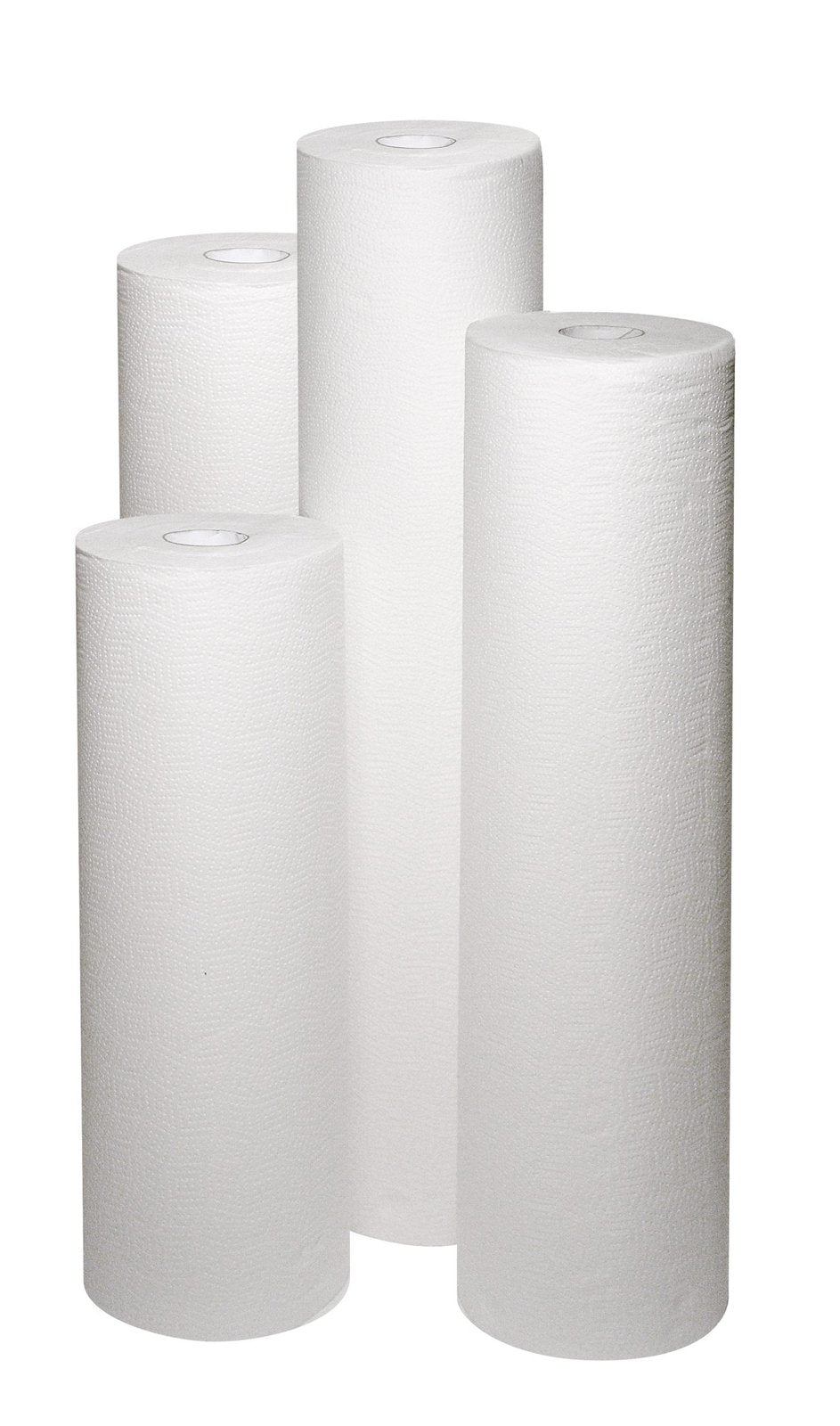 Temdex Liegenauflagen 80 Ärzterolle 2-lagig, Zellstoff-Tissue, hochweiß, 46 cm breit, 210 Blatt – 6 Rollen (Karton)