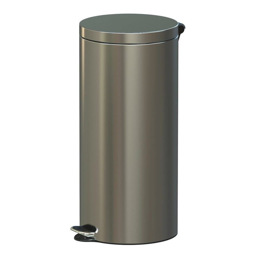 Racon X Pedal 2.0 Treteimer / Abfalleimer, Edelstahl, Ø 30 cm, H 65 cm – 1 Stück