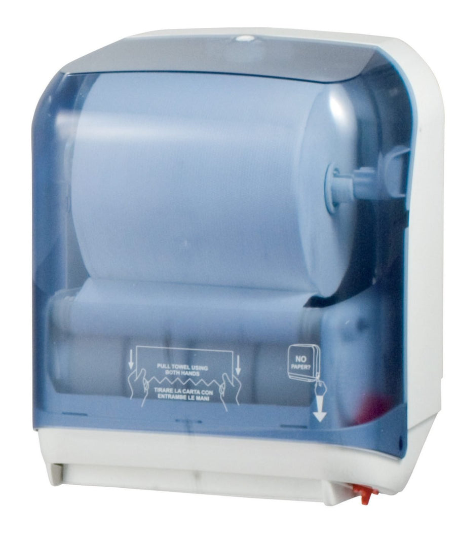 Диспенсер за хартиени кърпи на ролка Racon classic easycut, ролка до Ø 20 см, ширина 20–23 см – 1 брой