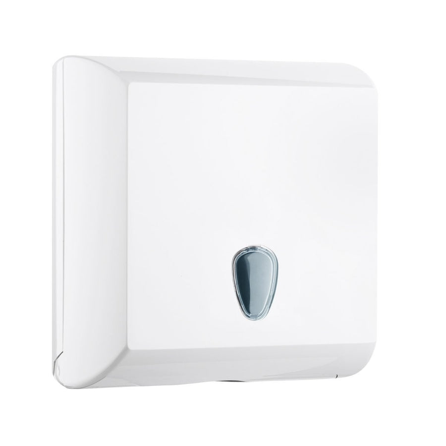 Racon designo M Falthandtuchspender, weiß, 250–500 Blatt – 1 Stück