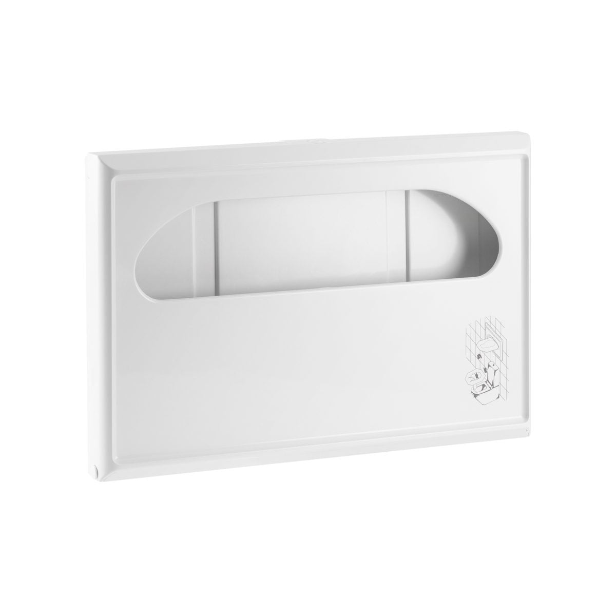Racon sit save Spender für Toilettensitzauflagen, Kunststoff weiß – 1 Stück