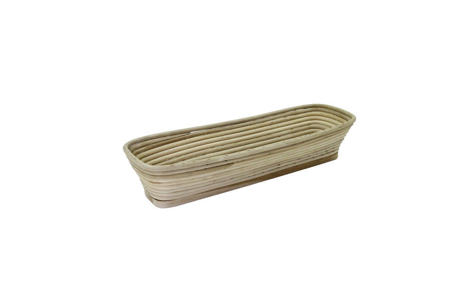 Schneider bread proofing basket / banneton long, square head 380 x 140 mm, 1500 g.