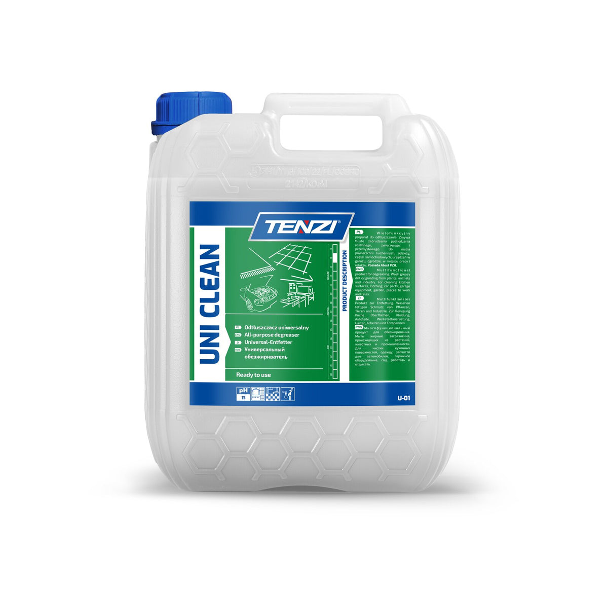 Tenzi UNI Clean GT Fettlöser & Fleckenentferner 10 L – Kanister