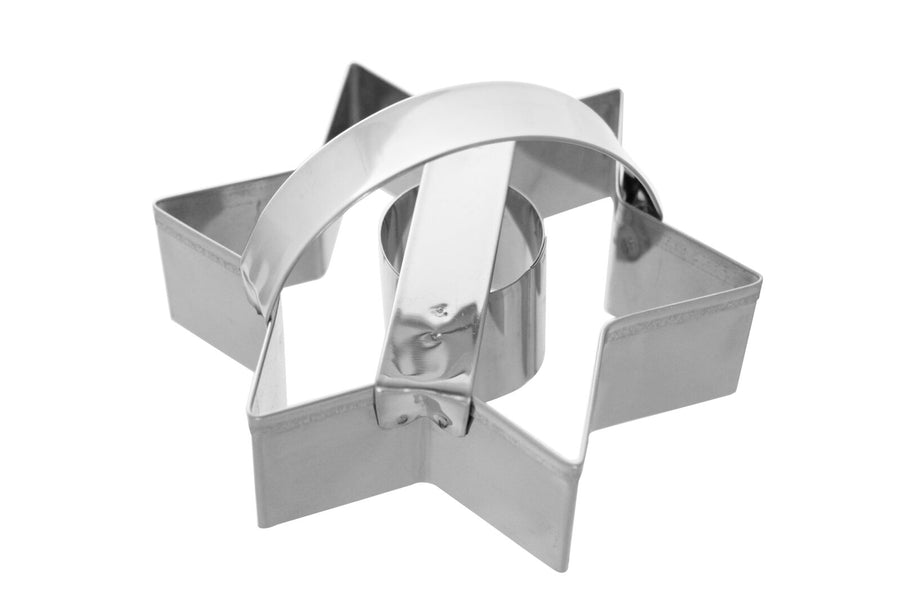 Schneider "Star with Hole" cookie cutter, stainless steel, Ø 105 mm