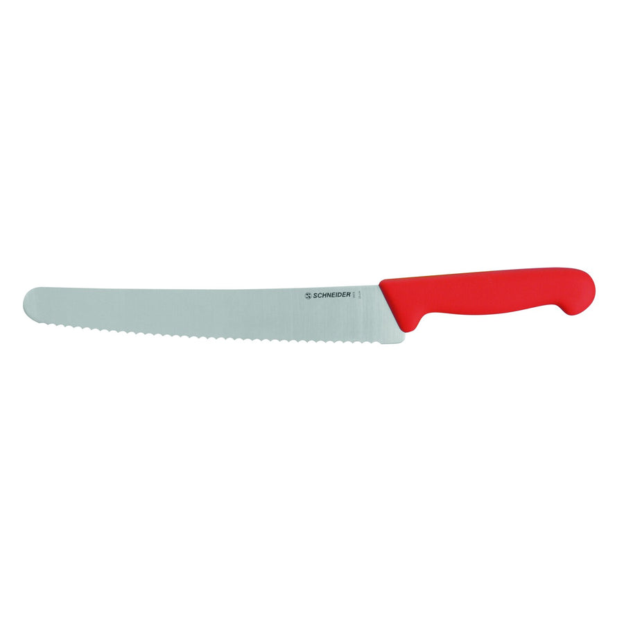 Schneider Universalmesser, Wellenschliff, rot, Klinge Länge: 25 cm