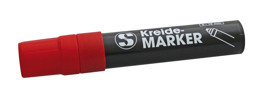 Schneider Kreidestift 15mm, Farbe rot, Schreibdicke: 5-15mm