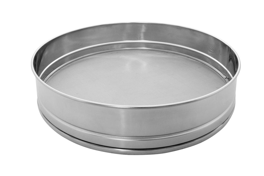 Schneider Mehl- und Zuckersieb aus Edelstahl, Ø 400 mm, Höhe: 80 mm