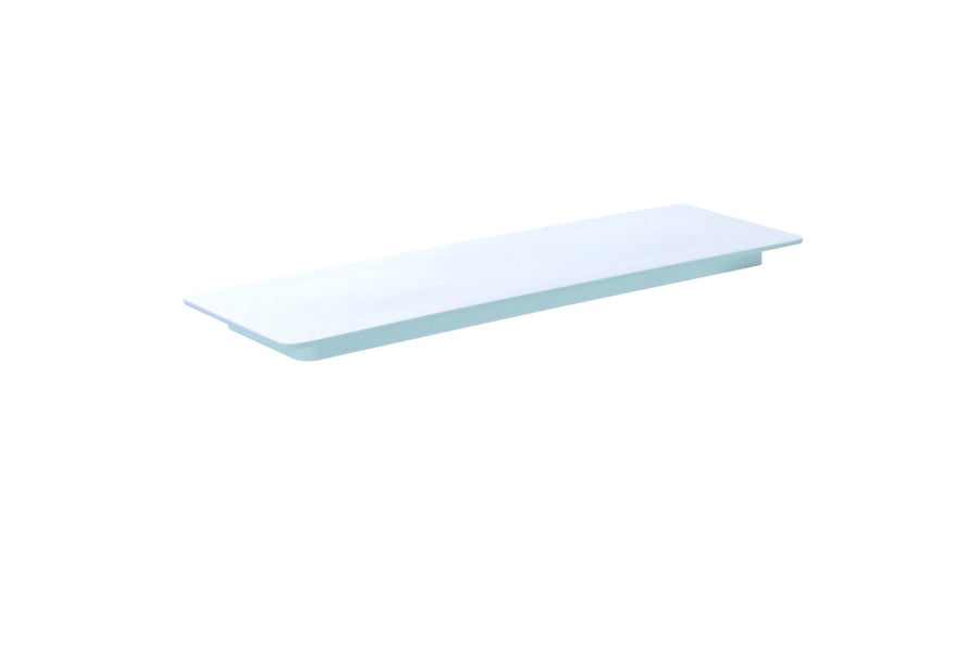 Schneider loaf cake platter, melamine, 400 x 150 x 20 mm, white