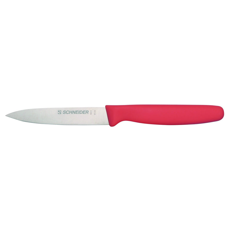 Schneider Gemüsemesser, 10 cm Griff rot
