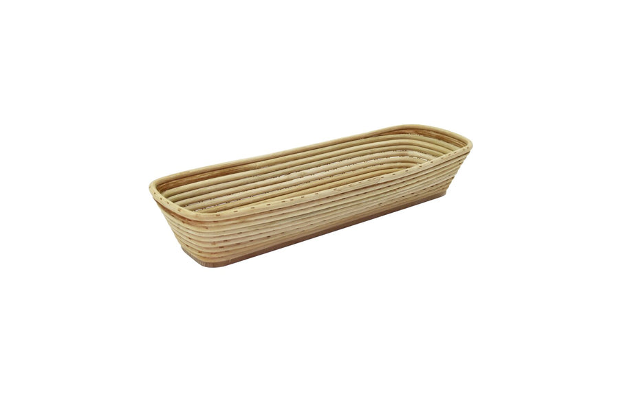 Schneider proofing basket / banneton, oblong, square head 440 x 140 mm, 2000 g