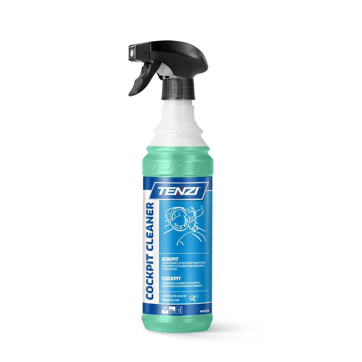 Tenzi Cockpit Cleaner GT Cockpitreiniger 600 ml – Sprühflasche