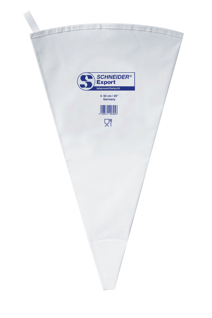 Schneider Spritzbeutel 5-50 cm - Export, Druck "Schneider": Blau