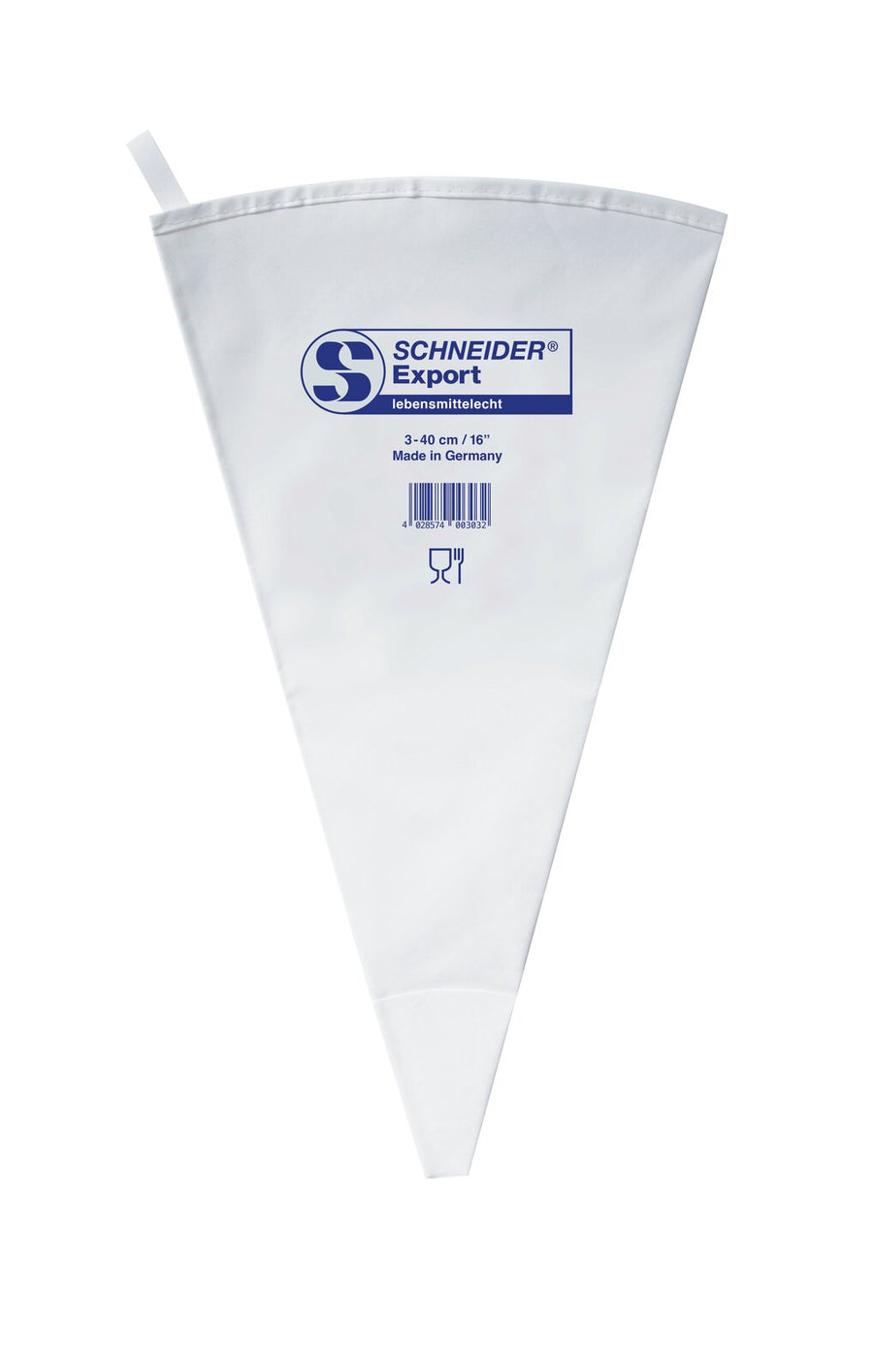 Schneider Sıkma Torbası 3-40 cm - İhracat, Baskı "Schneider": Mavi