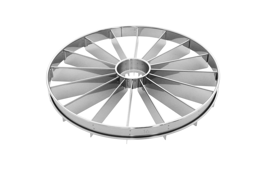 Schneider Torteneinteiler 16-teilig, Edelstahl, Ø 330 mm x 45 mm