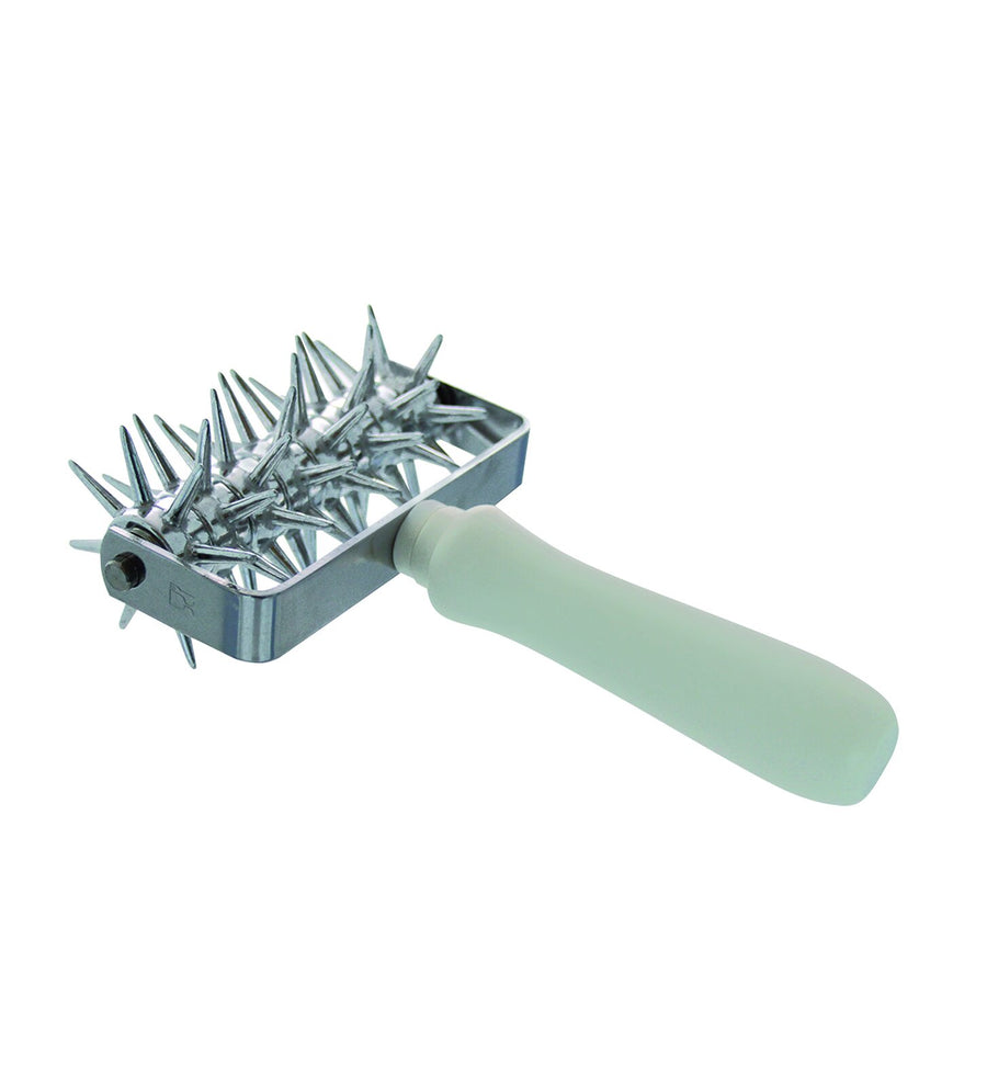 Tailor's tracing wheel, stainless steel, plastic handle, 120 mm, rustproof material