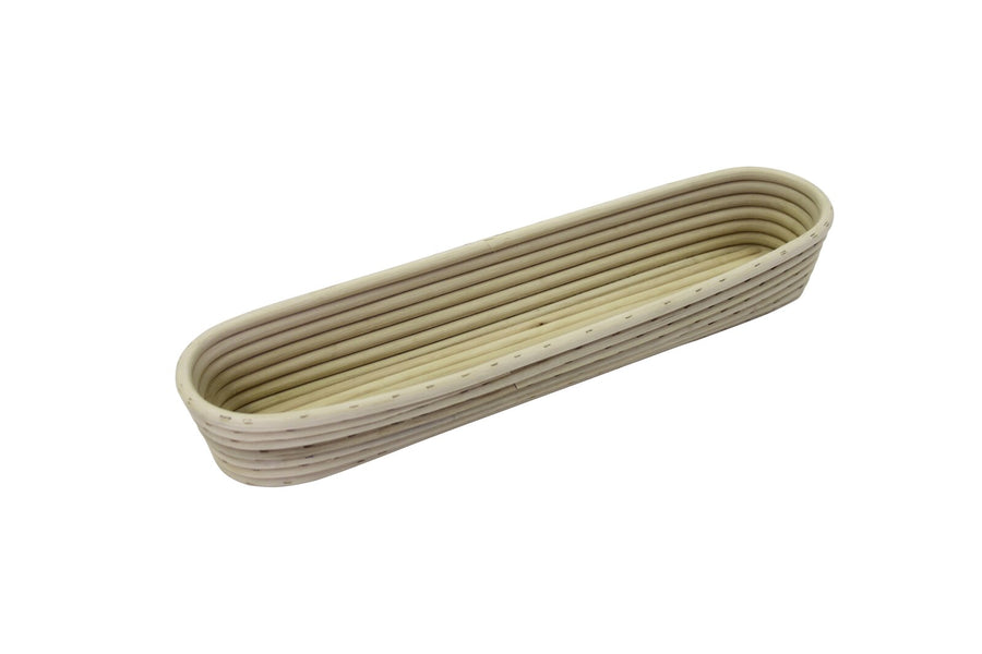 Schneider Brotform / Gärkorb, lang, runder Kopf 410 x 95 mm Höhe: 55mm