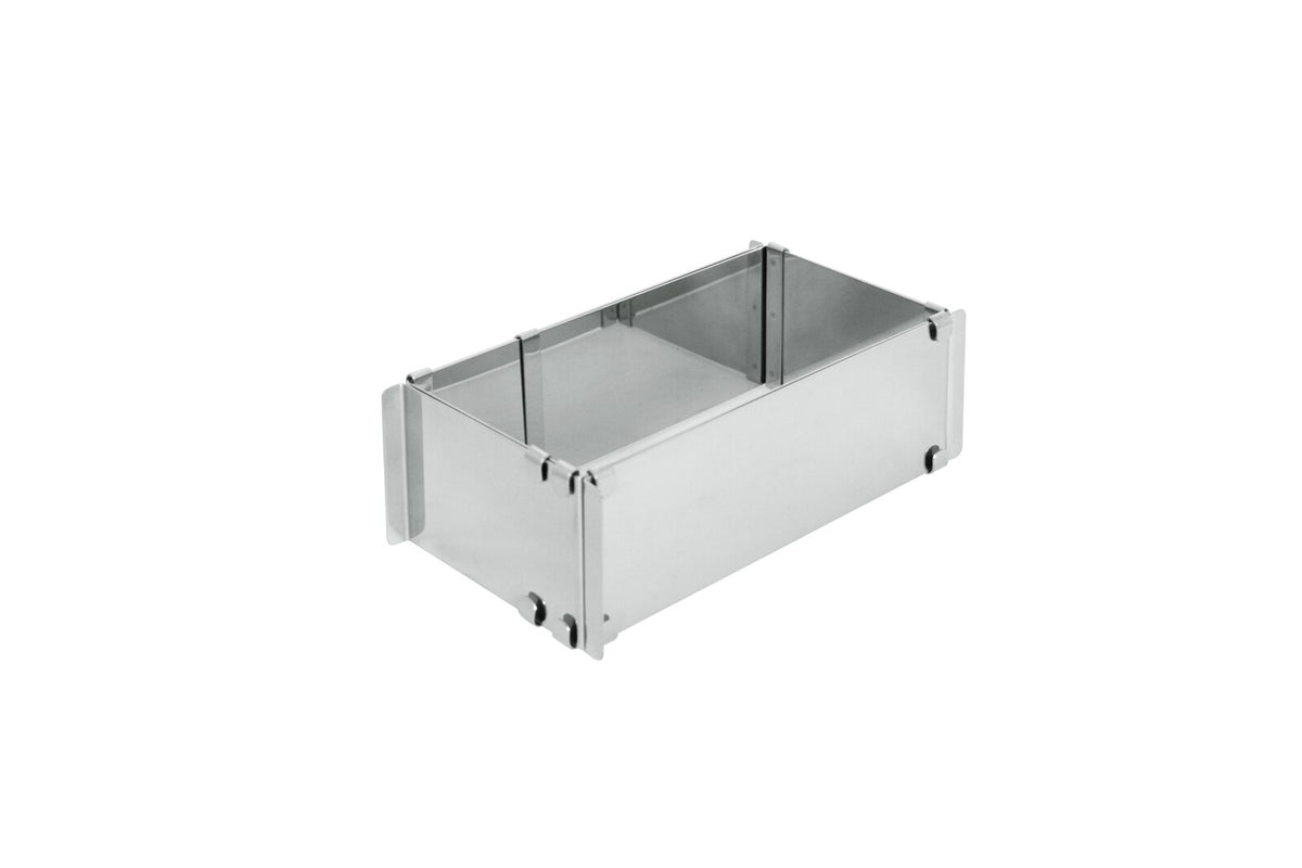 Schneider adjustable baking frame 215 x 115 x 80 mm, stainless steel, max. 405 x 200 x