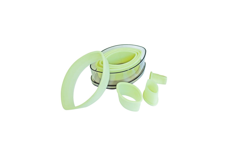 Schneider Ausstechersatz oval, glatt 7-teilig, Material: Nylon, hitzebeständig