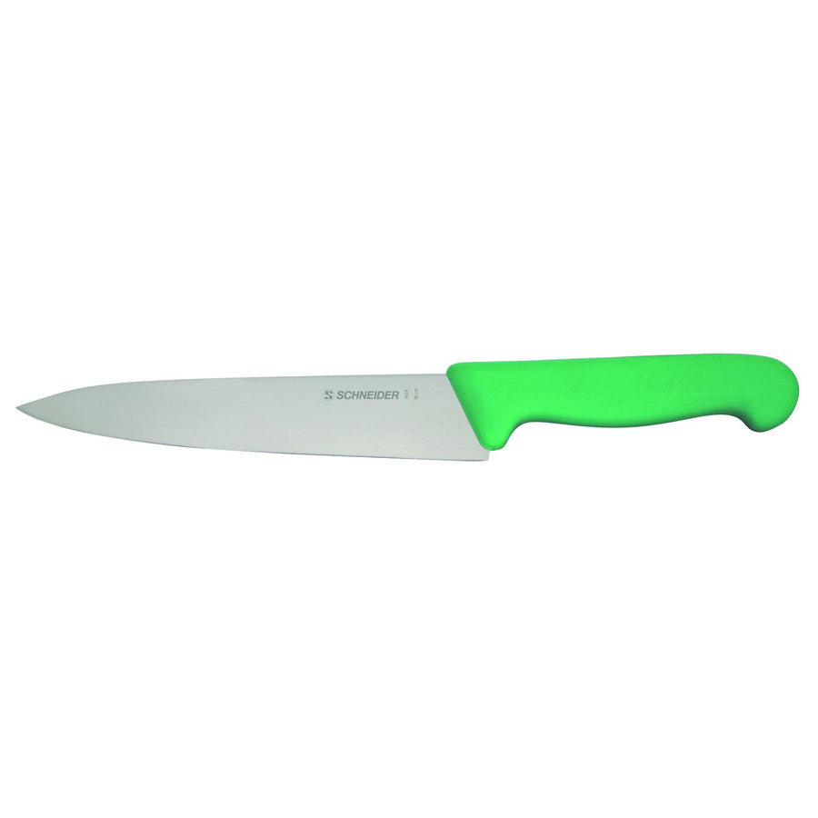 Schneider Kochmesser - schmale Klinge, Größe: 18 cm - Griff grün