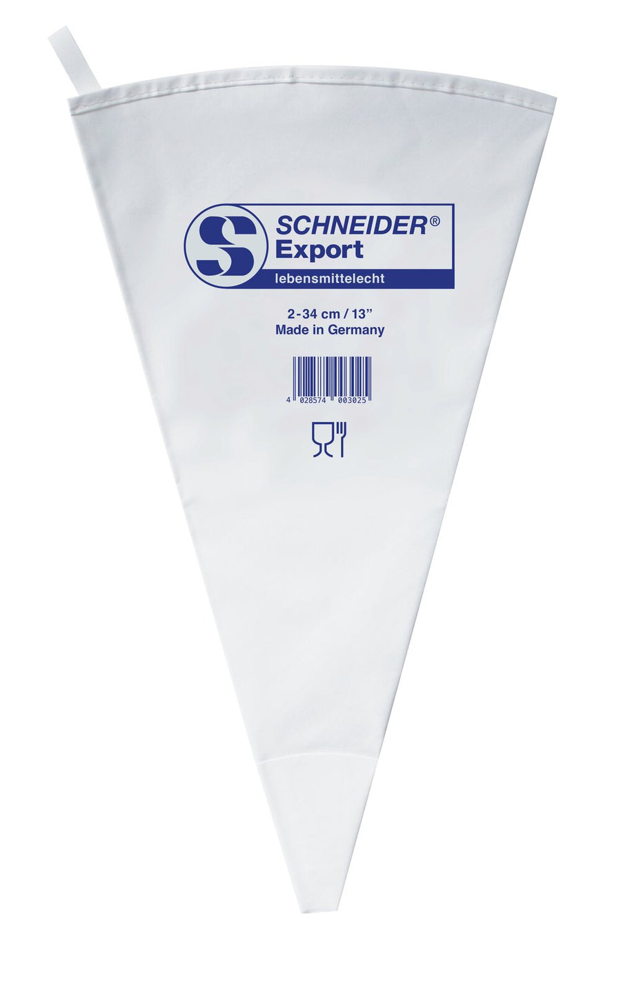 Шприц-торба Schneider 2-34 см – експорт, надпис „Schneider“: син