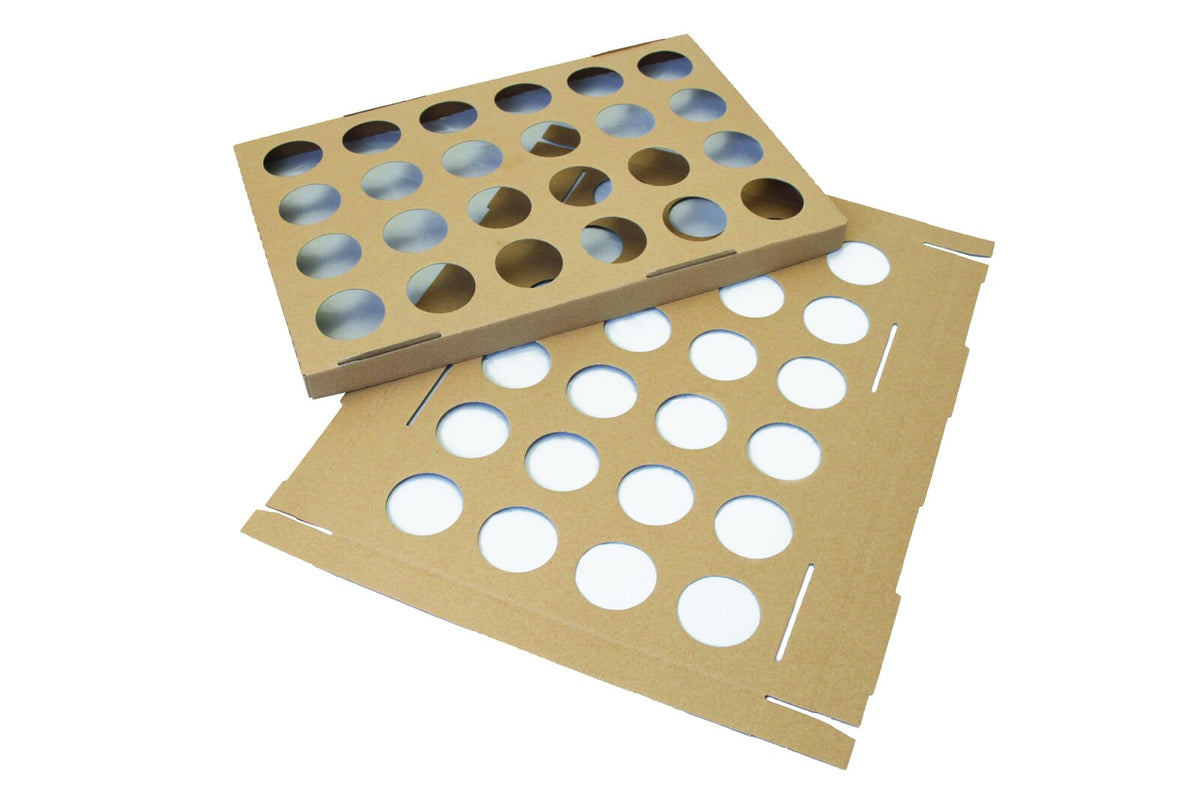 Schneider Muffinformen-Verbund, Wellpappe, 580 x 390 x 35 mm – 42 Stück