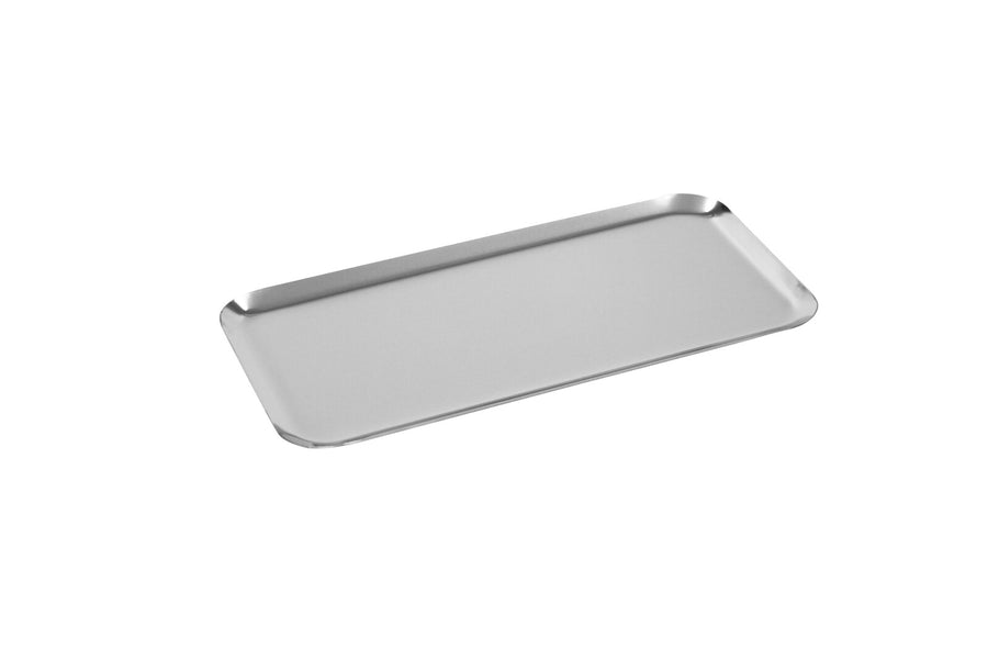 Schneider display tray, polished stainless steel, 280 x 140 x 10 mm